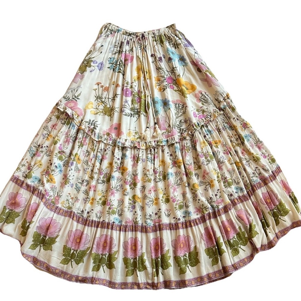 Spell & The Gypsy Collective Wild Bloom Maxi Skirt-XS-Boho SoftGirl Feminine